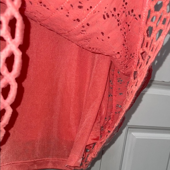 Alfani Orange Pink Sheath Dress with Scoop Neck - Picture 7 of 7